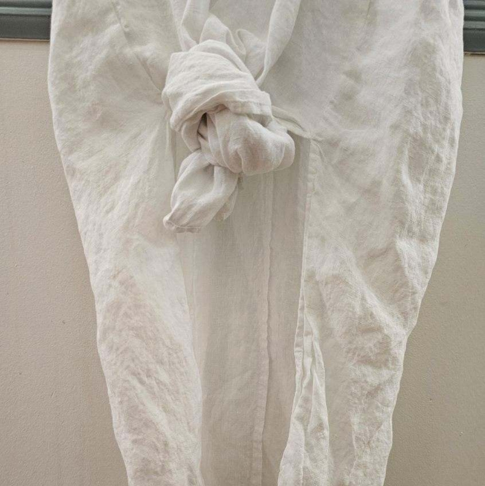 Mara Hoffman organic linen white dress cover up - Picture 5 of 15